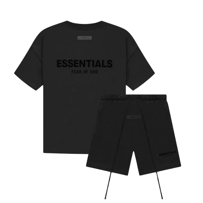 Fear of God Essentials Black Limo Summer set