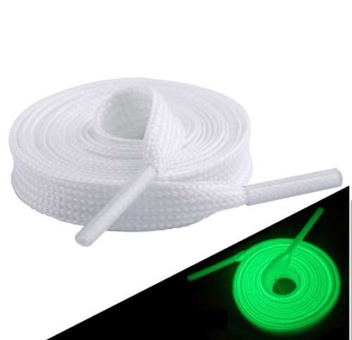 Shoelaces Glow In The Dark white