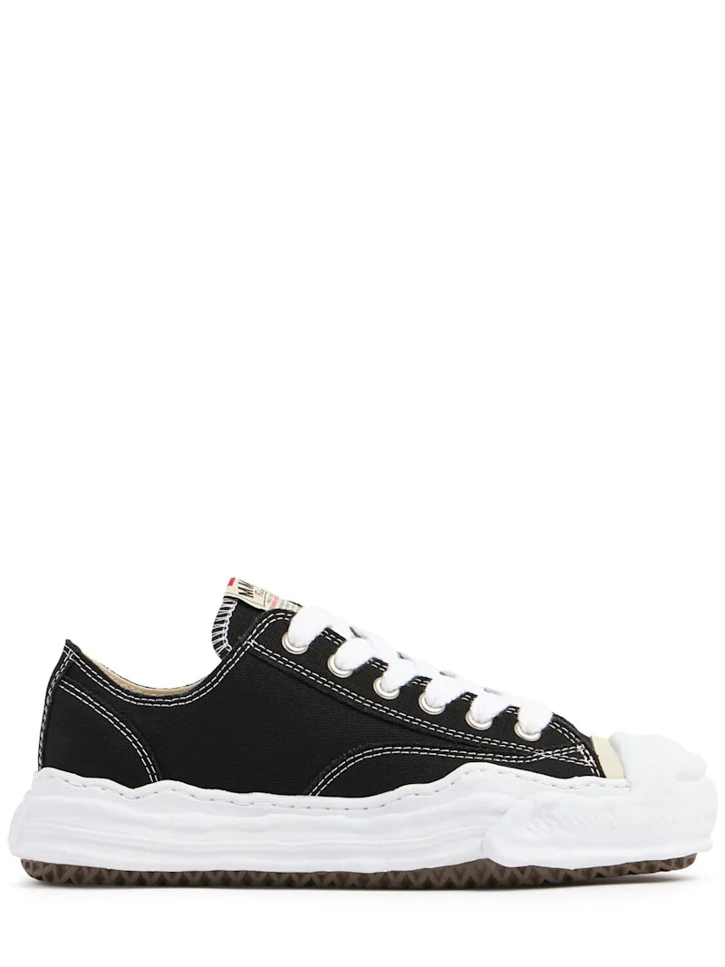 Maison Miharas Yasuhiro Hank Sole Canvas Low Black