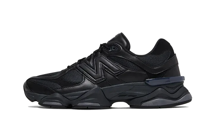 New Balance 9060 Triple Black Leather