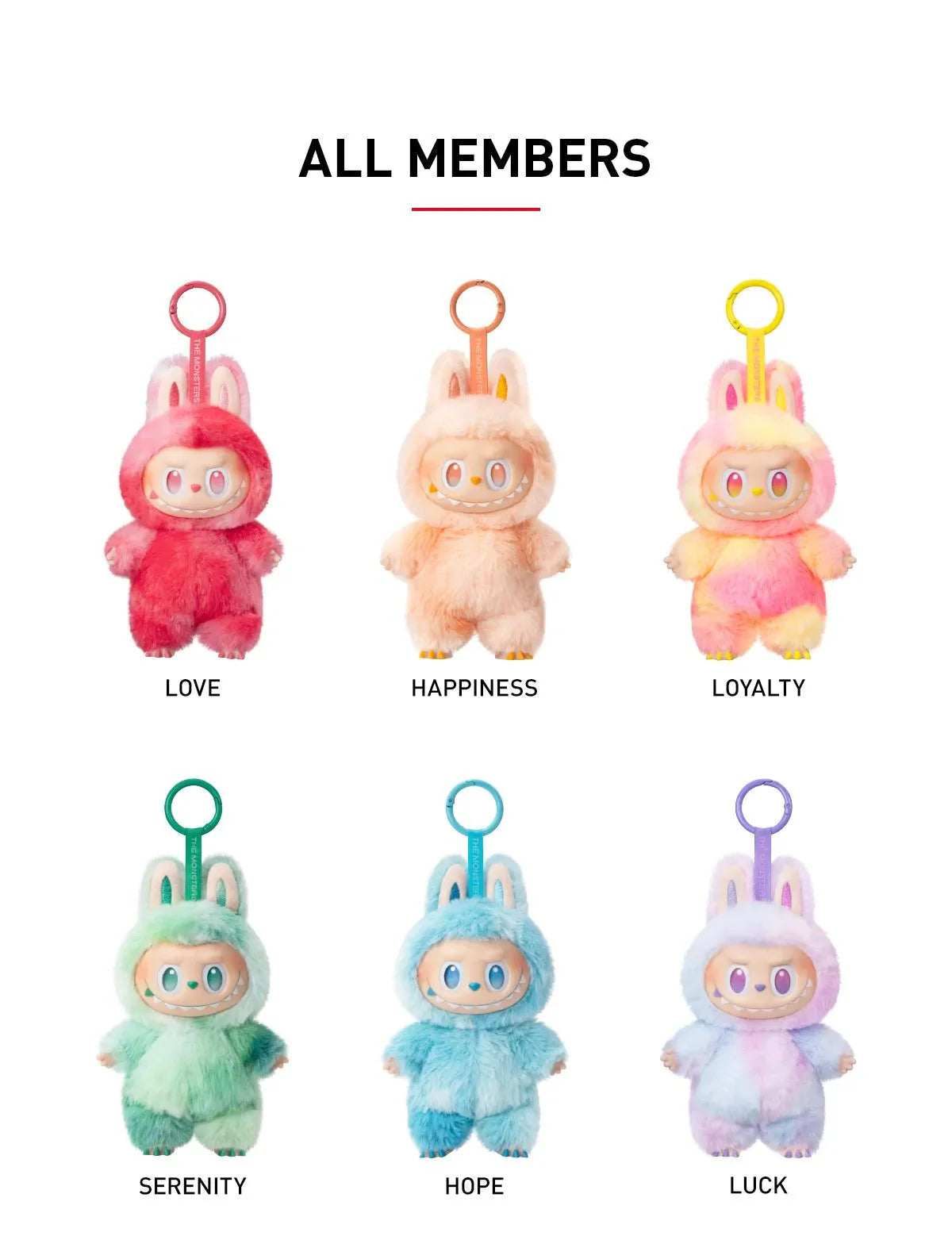 Pop Mart Labubu The Monsters Big into Energy Series Vinyl Plush Pendant Sealed Case (6 Blind Box)