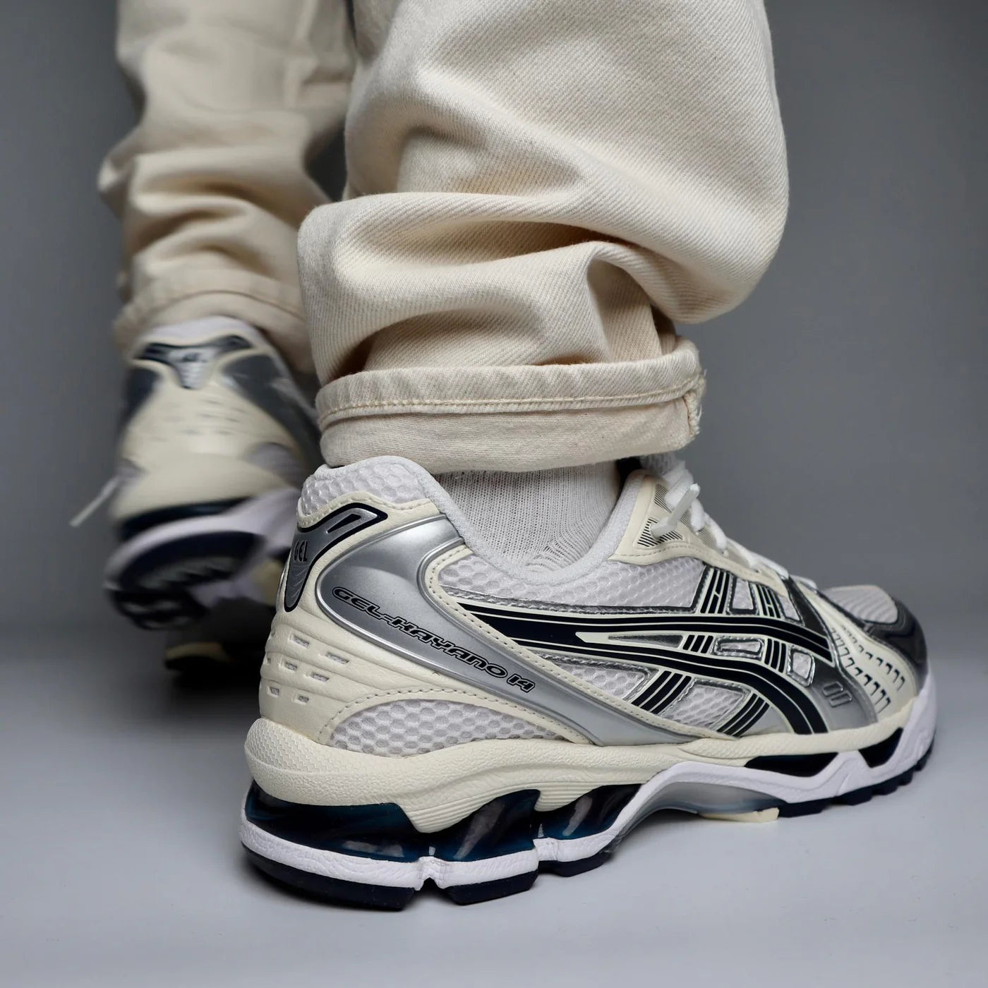 ASICS gel-kayano 14 oyster white steeple grey