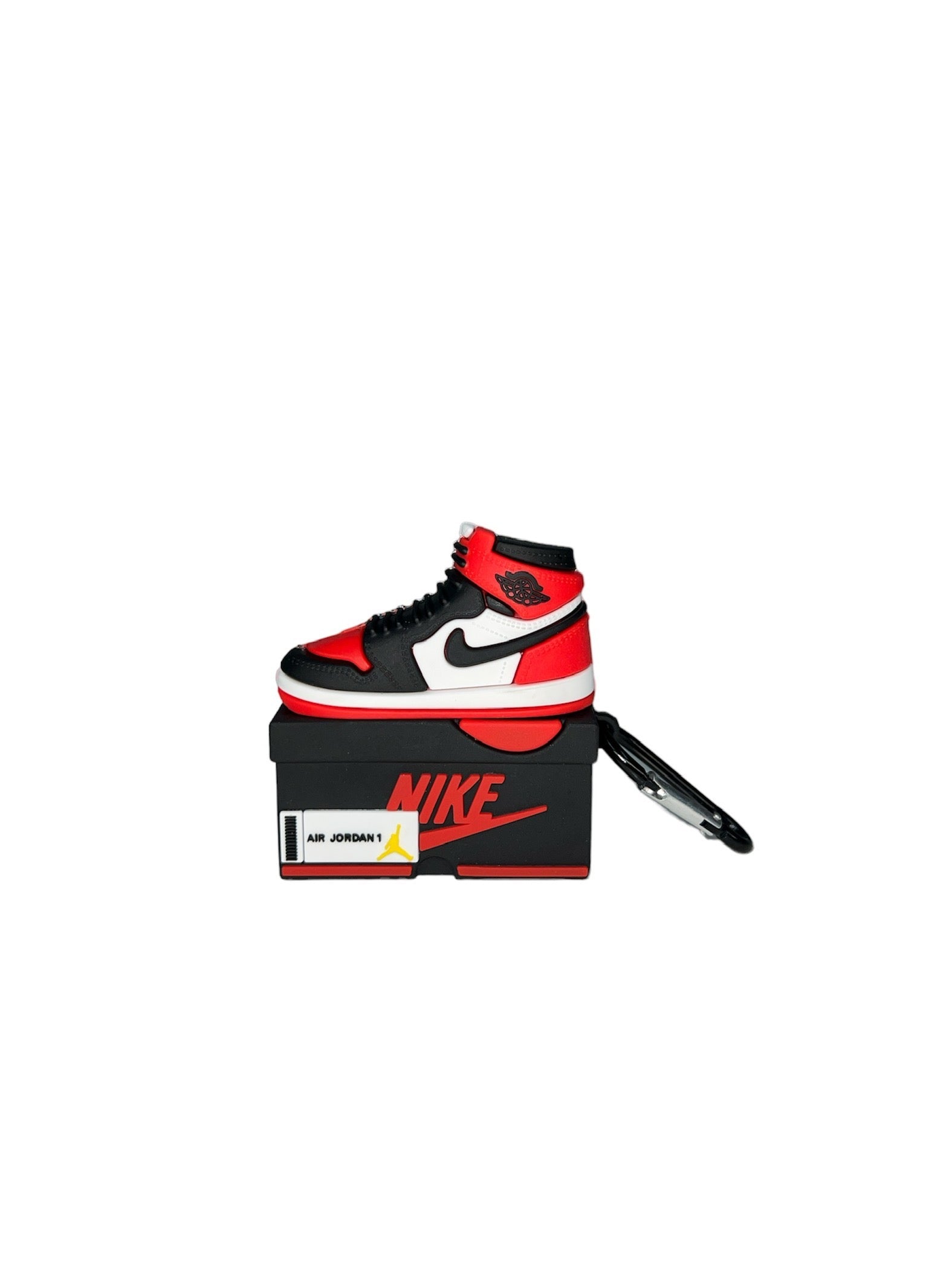 Jordan 1 AirPod Hoesje - Rood Zwart