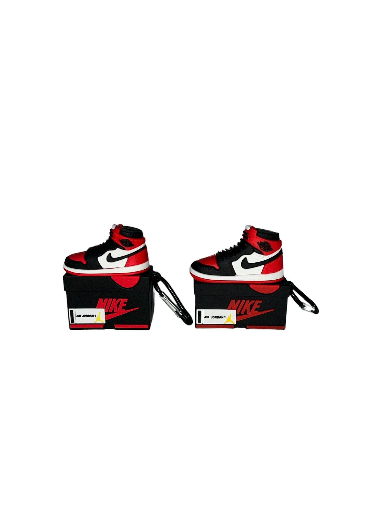 Jordan 1 AirPod Hoesje - Rood Zwart