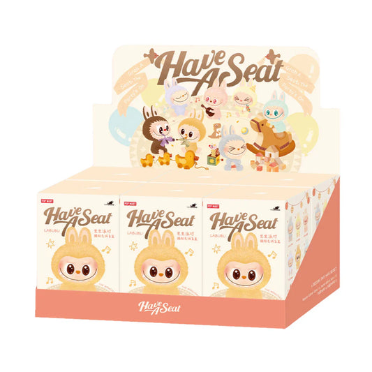 Pop Mart Labubu The Monsters Have a Seat Vinyl Plush Sealed Case (6 Blind Box)