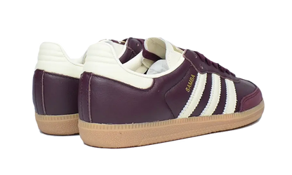 adidas samba og maroon metallic gold
