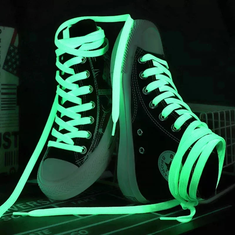 Schoenveters Glow In The Dark Blauw