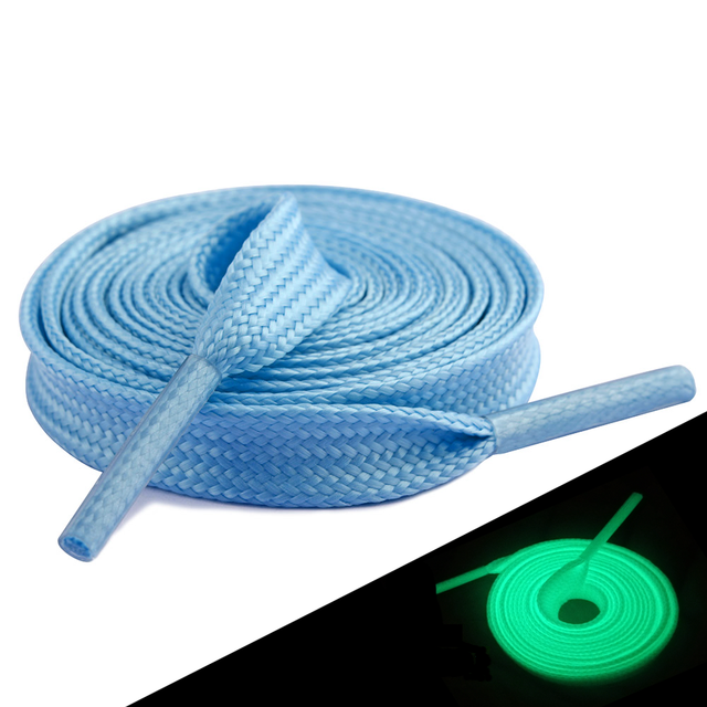 Shoelaces Glow In The Dark Blue
