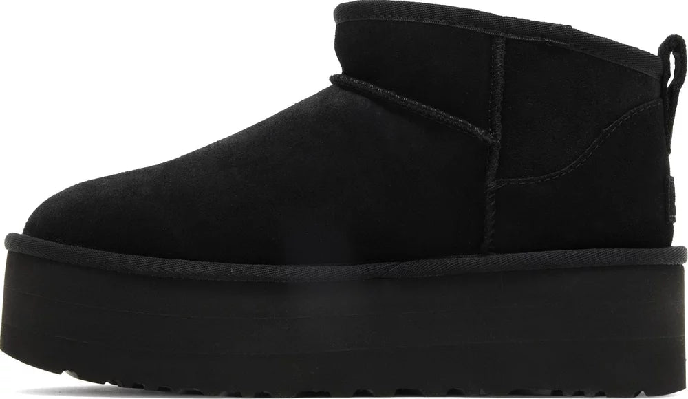 UGG Womens Classic Ultra Mini Platform Zwart