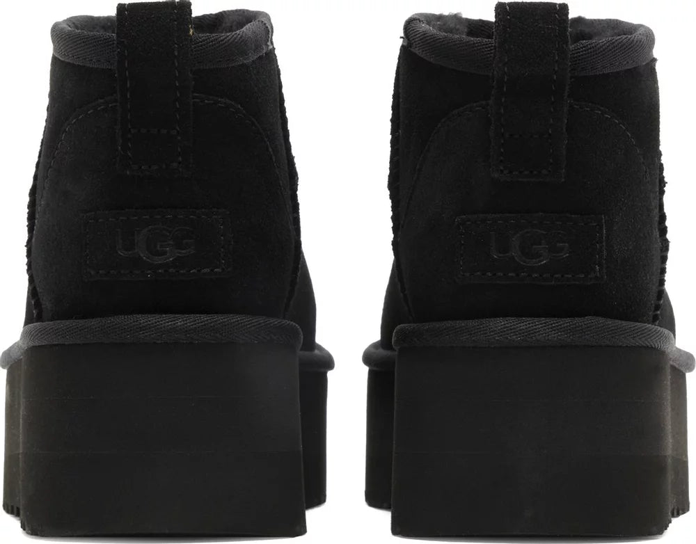 UGG Womens Classic Ultra Mini Platform Zwart