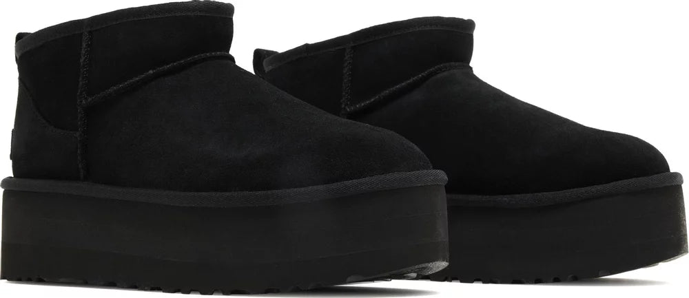 UGG Womens Classic Ultra Mini Platform Zwart