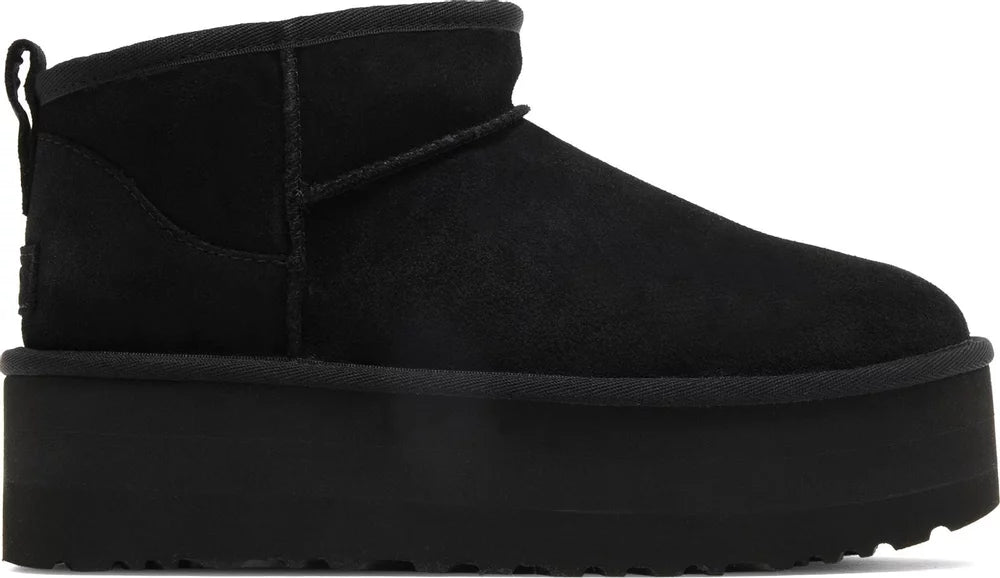 UGG Womens Classic Ultra Mini Platform Zwart