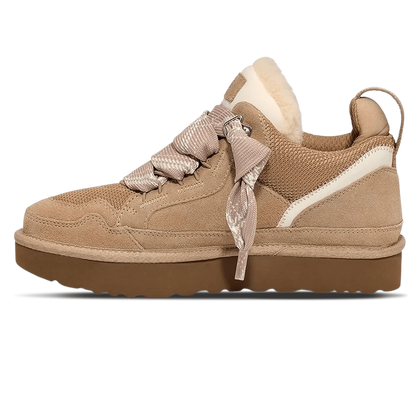 UGG Lowmel Sand Beige Brown Suede